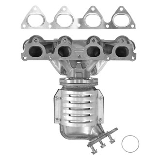 AP Exhaust® - Stainless Steel Direct Fit Exhaust Manifold with Integrated Catalytic Converter