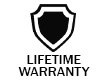 Backed by a lifetime warranty against manufacturing defects