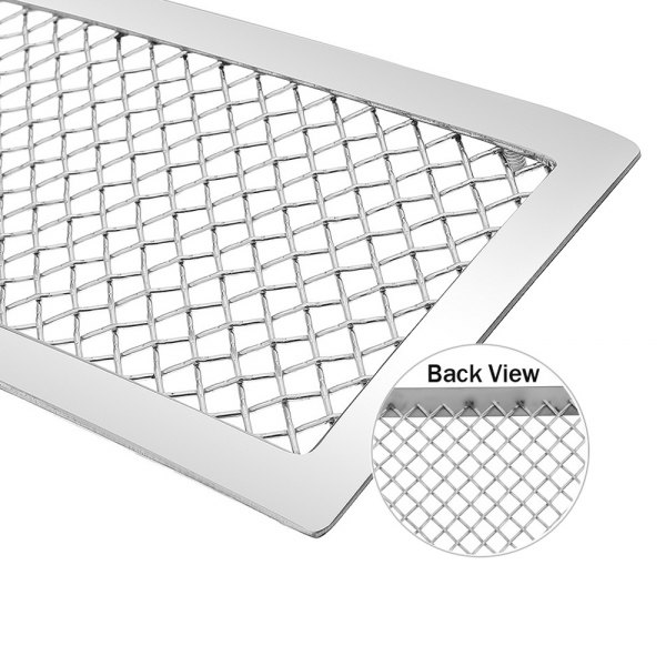  APG® - Chrome Polished 1.8mm Wire Mesh with Plain Frame Sample