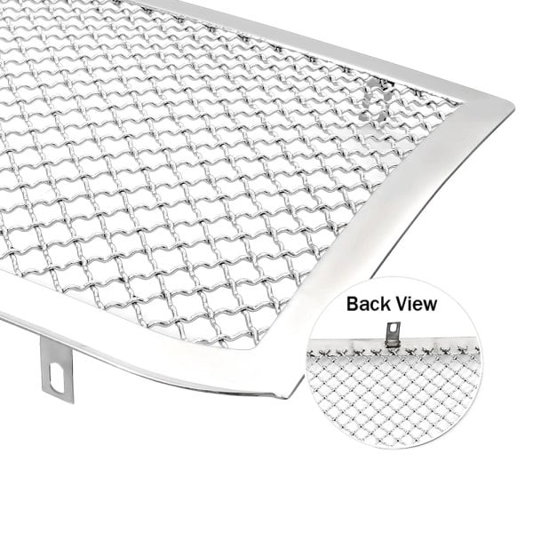 APG® GR20GEA81S 1Pc Polished 2.5 mm Wire Mesh Bumper Grille