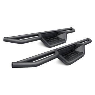 APG® - Drop Down Style Cab Length Black Nerf Bars