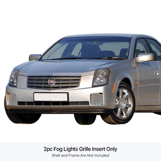 APG® - 2-Pc Black 8x6 mm Horizontal Billet Fog Light Cover Grilles