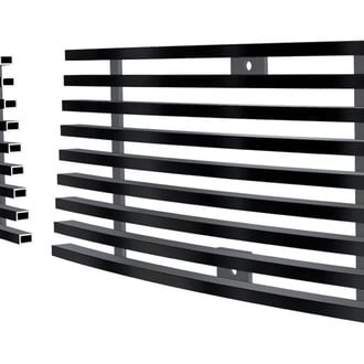 APG® - 2-Pc Black Horizontal Billet Tow Hook Grille