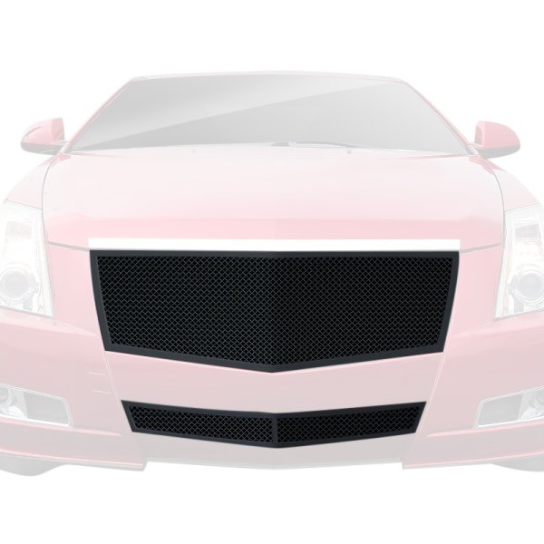 APG® - 2-Pc Black Powder Coated 1.8 mm Wire Mesh Main and Bumper Grille Kit