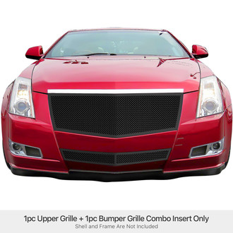APG® - 2-Pc Black 1.8 mm Wire Mesh Main and Bumper Grille Kit
