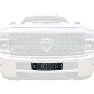 APG® - 1-Pc Black Double Layer Laser Cut Sheet Bumper Grille