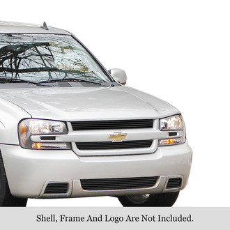APG® - 7-Pc Black 8x6 mm Horizontal Billet Main and Bumper Grille Kit