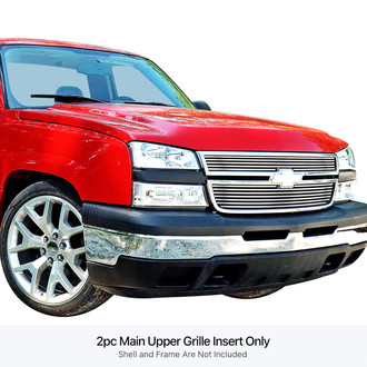 APG® - 2-Pc Chrome Polished 8x6 mm Horizontal Billet Main Grille