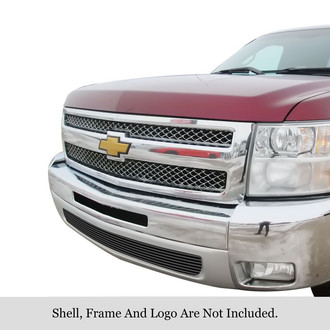 APG® - 1-Pc Black 8x6 mm Horizontal Billet Bumper Grille