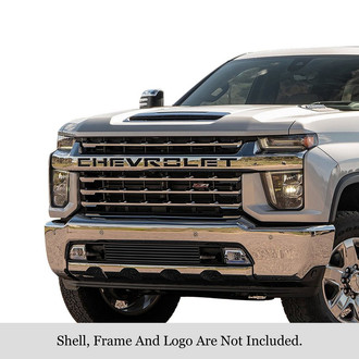 APG® - 1-Pc Black 8x6 mm Horizontal Billet Bumper Grille