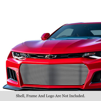 APG® - 1-Pc Chrome Polished 8x6 mm Horizontal Billet Bumper Grille
