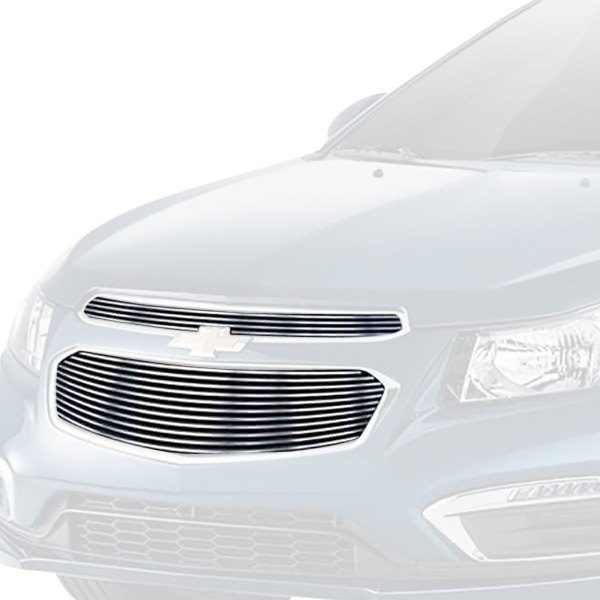 APG® - 2-Pc Silver Hairline Horizontal Billet Main Grille