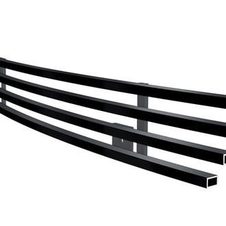 APG® - Black Horizontal Billet Main and Bumper Grille Set