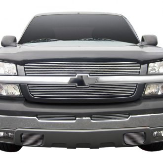 2004 Chevy Silverado Custom Grilles | Billet, Mesh, LED, Chrome, Black