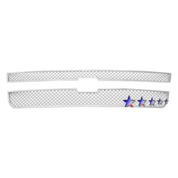 APG® - 2-Pc Chrome Polished 2.5 mm Wire Mesh Main Grille