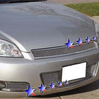 APG® - 3-Pc Chrome Polished 1.8 mm Wire Mesh Bumper Grille