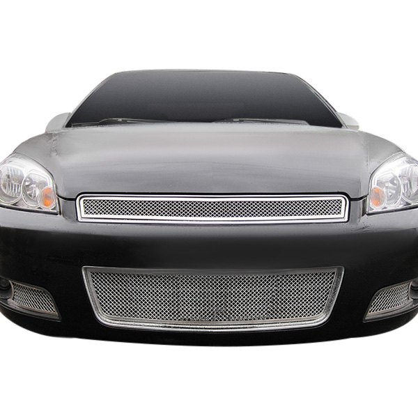 APG® - 4-Pc Chrome Polished 1.8 mm Wire Mesh Main and Bumper Grille Kit