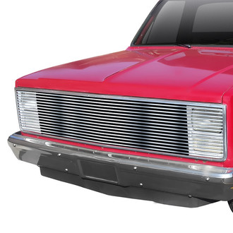 APG® - 1-Pc Phantom Style Chrome Polished 8x6 mm Horizontal Billet Main Grille