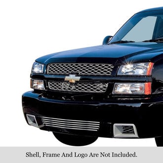 APG® - 1-Pc Chrome Polished Horizontal Billet Bumper Grille