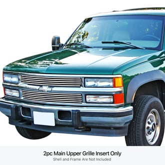 APG® - 2-Pc Chrome Polished 8x6 mm Horizontal Billet Main Grille