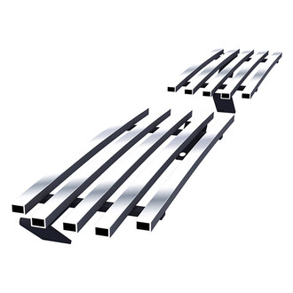 APG® - 2-Pc Polished 8x6 mm Horizontal Billet Tow Hook Grilles