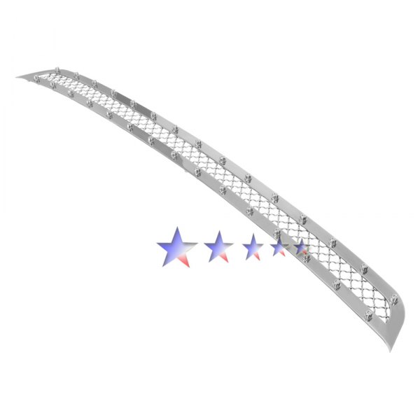 APG® - 1-Pc Rivet Style Chrome Polished 2.5 mm Wire Mesh Bumper Grille