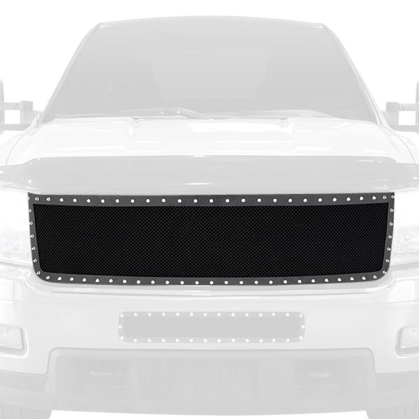 APG® - 1-Pc Rivet Style Black Powder Coated 1.8 mm Wire Mesh Main Grille