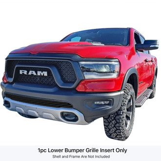 APG® - 1-Pc Black 8x6 mm Horizontal Billet Bumper Grille