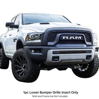 APG® - 1-Pc Black 8x6 mm Horizontal Billet Bumper Grille