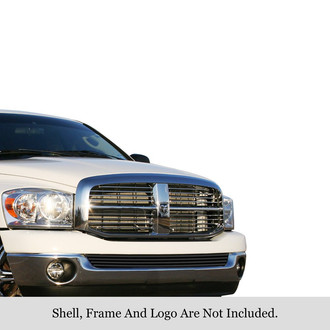 APG® - 1-Pc Black 8x6 mm Horizontal Billet Bumper Grille
