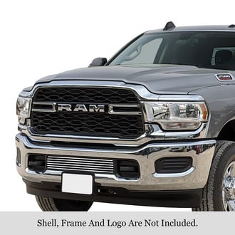 APG® - 1-Pc Chrome Polished 8x6 mm Horizontal Billet Bumper Grille