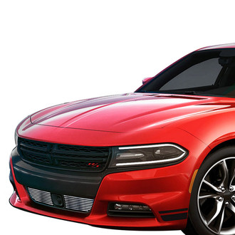 APG® - 1-Pc Silver Hairline Horizontal Billet Bumper Grille