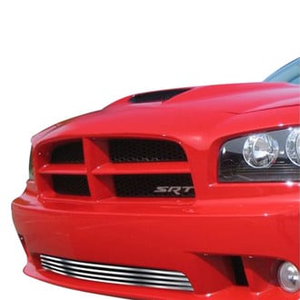 APG® - 1-Pc Silver Hairline 8x6 mm Horizontal Billet Bumper Grille