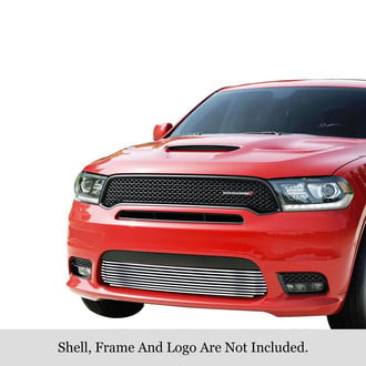 APG® - 1-Pc Silver Hairline 8x6 mm Horizontal Billet Bumper Grille