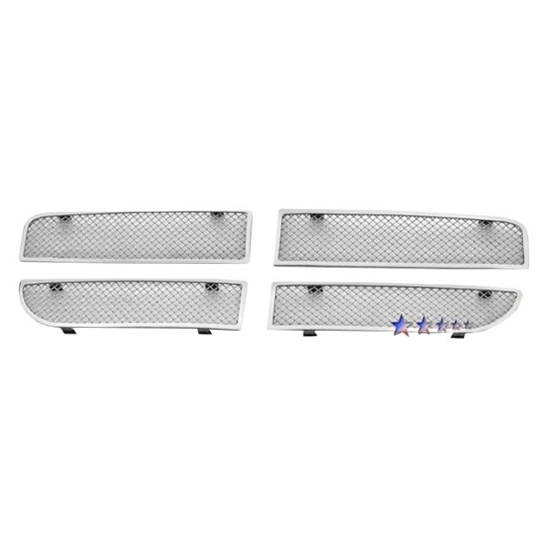APG® - 4-Pc Chrome Polished 1.8 mm Wire Mesh Main Grille