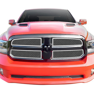 APG® - 4-Pc Chrome Polished 2.5 mm Wire Mesh Main Grille