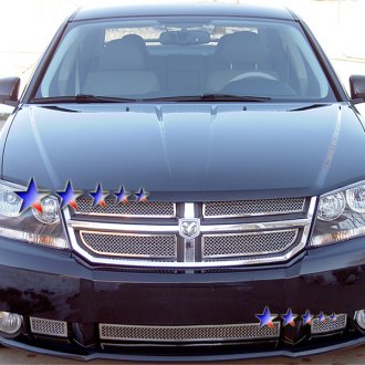 2008 Dodge Avenger Custom Grilles - Billet, Mesh, LED, Chrome, Black