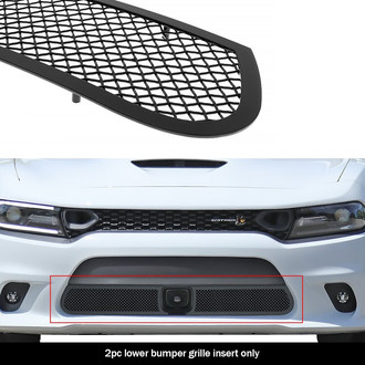 APG® - 2-Pc Black 1.8 mm Wire Mesh Bumper Grille