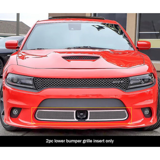 APG® - 2-Pc Chrome Polished 1.8 mm Wire Mesh Bumper Grille