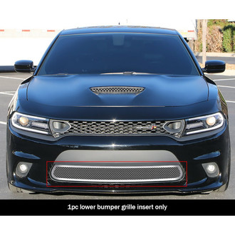 APG® - 1-Pc Chrome Polished 1.8 mm Wire Mesh Bumper Grille