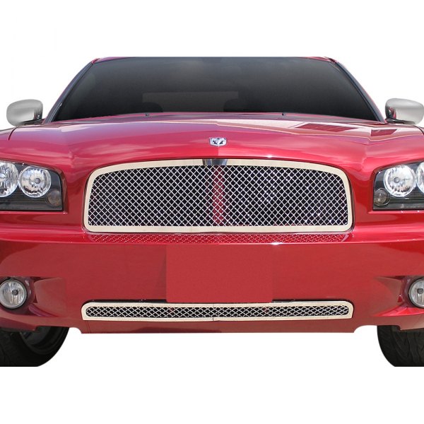 APG® - 2-Pc Chrome Polished 2.5 mm Wire Mesh Main and Bumper Grille Kit