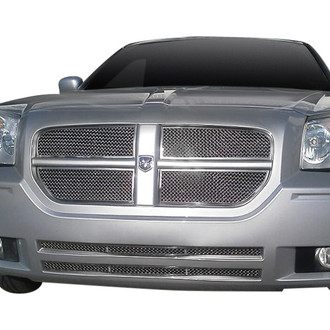 APG® - 6-Pc Chrome Polished 1.8 mm Wire Mesh Main and Bumper Grille Kit
