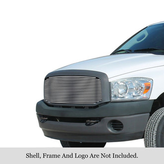 APG® - 1-Pc Chrome Polished 8x6 mm Horizontal Billet Main Grille