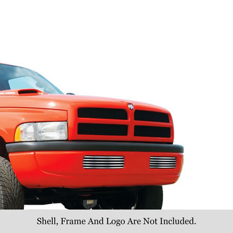 APG® - 2-Pc Chrome Polished 8x6 mm Horizontal Billet Bumper Grille