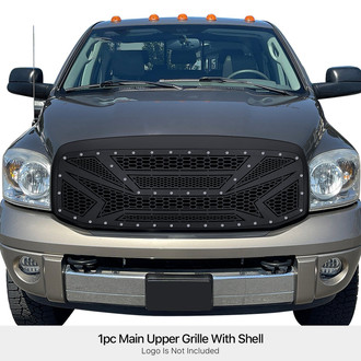 APG® - 1-Pc Black Laser Cut Sheet Main Package Grille