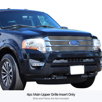 APG® - 4-Pc Polished 8x6 mm Horizontal Billet Main Grille