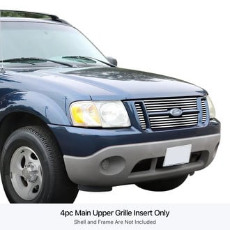 APG® - 4-Pc Polished 8x6 mm Horizontal Billet Main Grille