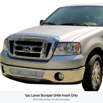 APG® - 1-Pc Chrome Polished Horizontal Billet Bumper Grille
