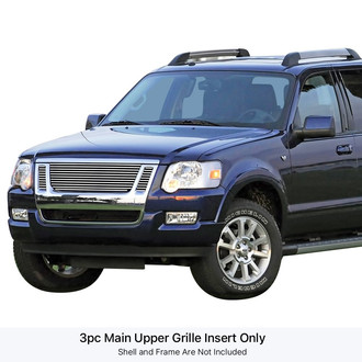 APG® - 3-Pc Polished Horizontal Billet Main Grille
