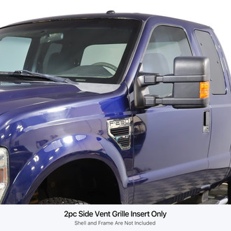 APG® - Horizontal Billet Black Side Vent Grilles